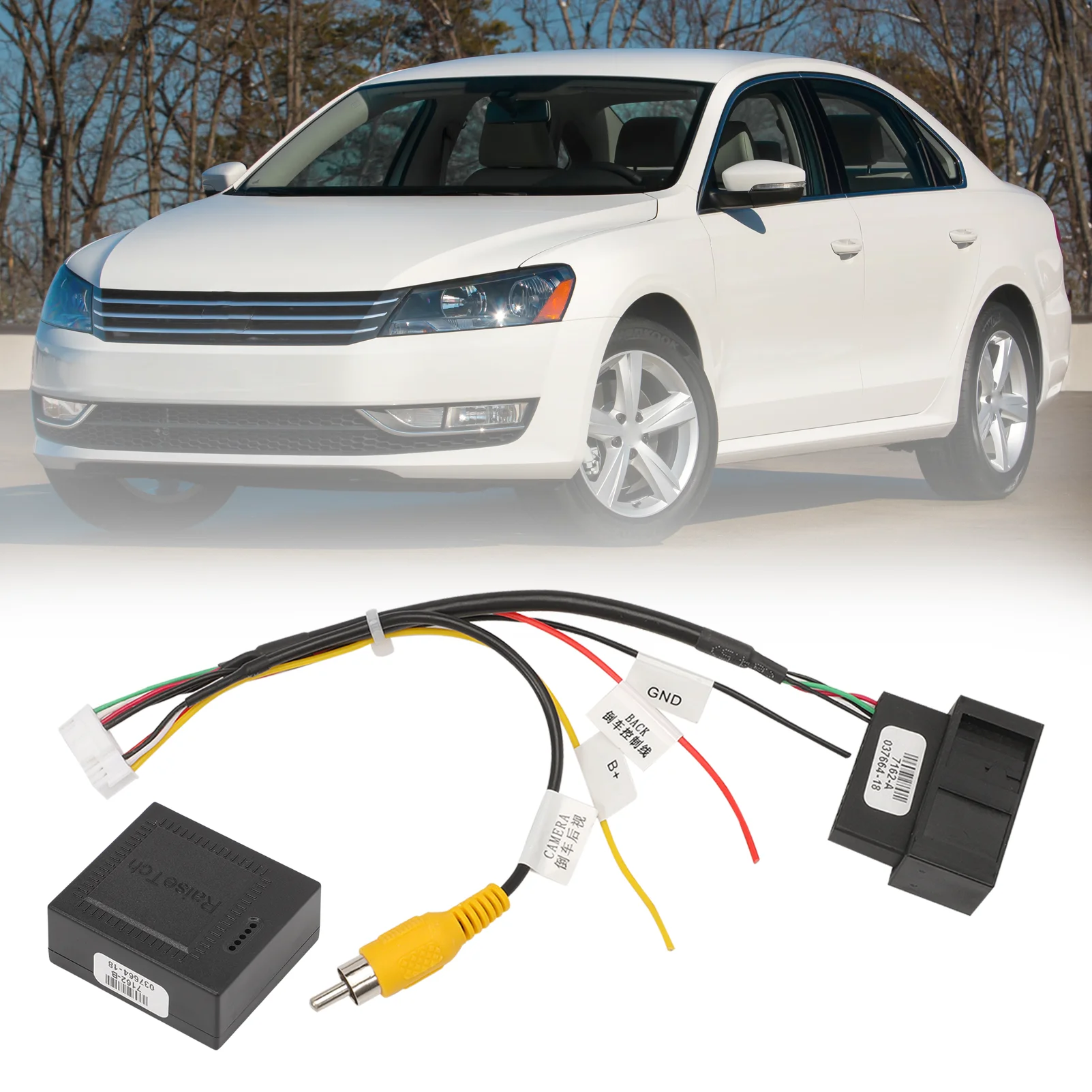 Кабель адаптера камеры заднего вида с контроллером удерживающим для Amarok Tiguan EOS