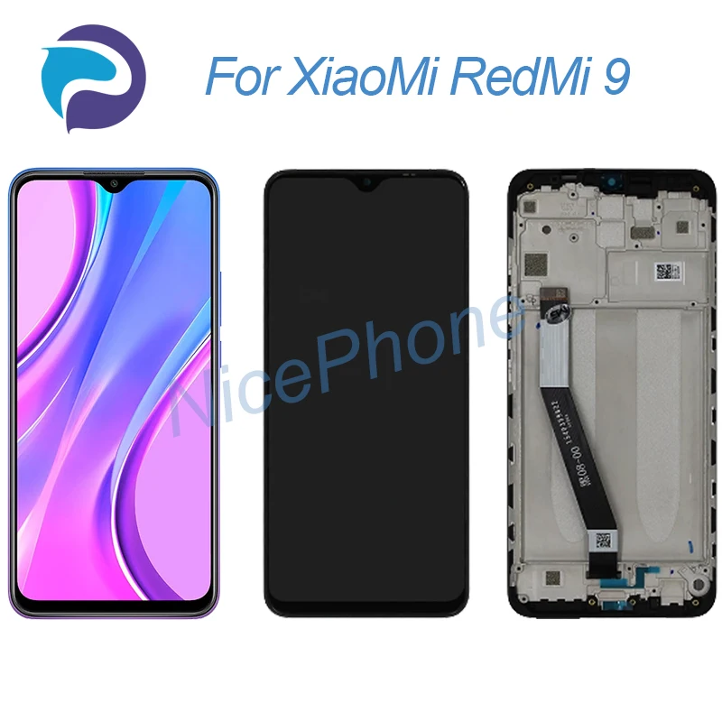 ЖК-экран для RedMi 9 + сенсорный дигитайзер дисплей 2340*1080 M2004J19G, M2004J19C для RedMi 9 ЖК-экран дисплей