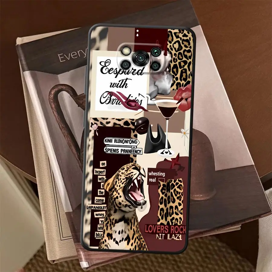 Фото Чехол Roaring Cheetah для Xiaomi Poco F8 F1 C50 X3 X4 X5 X7 Pro F3 M3 M4 M7 M5 C75 C61 Funda Phone Cover C71 №5
