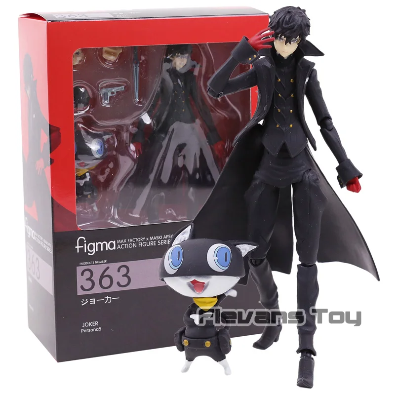 

Figma 363 Persona 5 Joker & Morgana PVC Action Figure Model Doll Toy Colletible Figurals