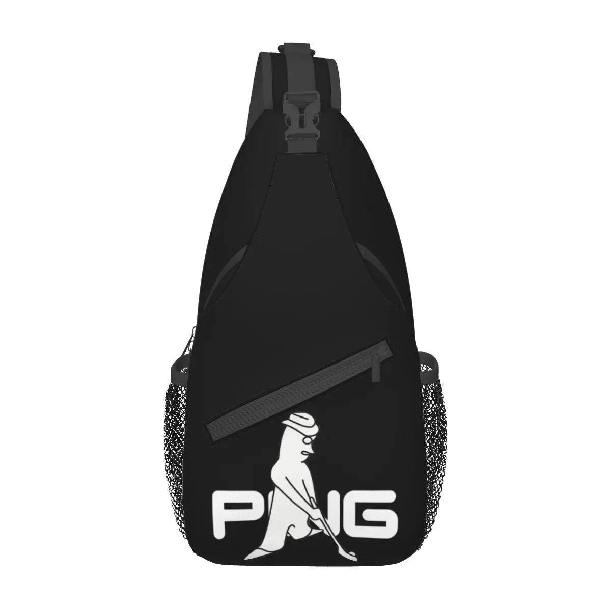 

Sport Golf Sling Bag Chest Crossbody Shoulder Sling Backpack Hiking Travel Bags For Golfer Daypacks Printed Satchel