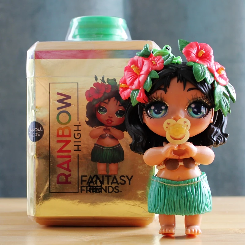 

New Bandai Rainbow High Fantasy Friends Elf Fairy Blind Box Girl Slime Shaker Toy Kid Gift