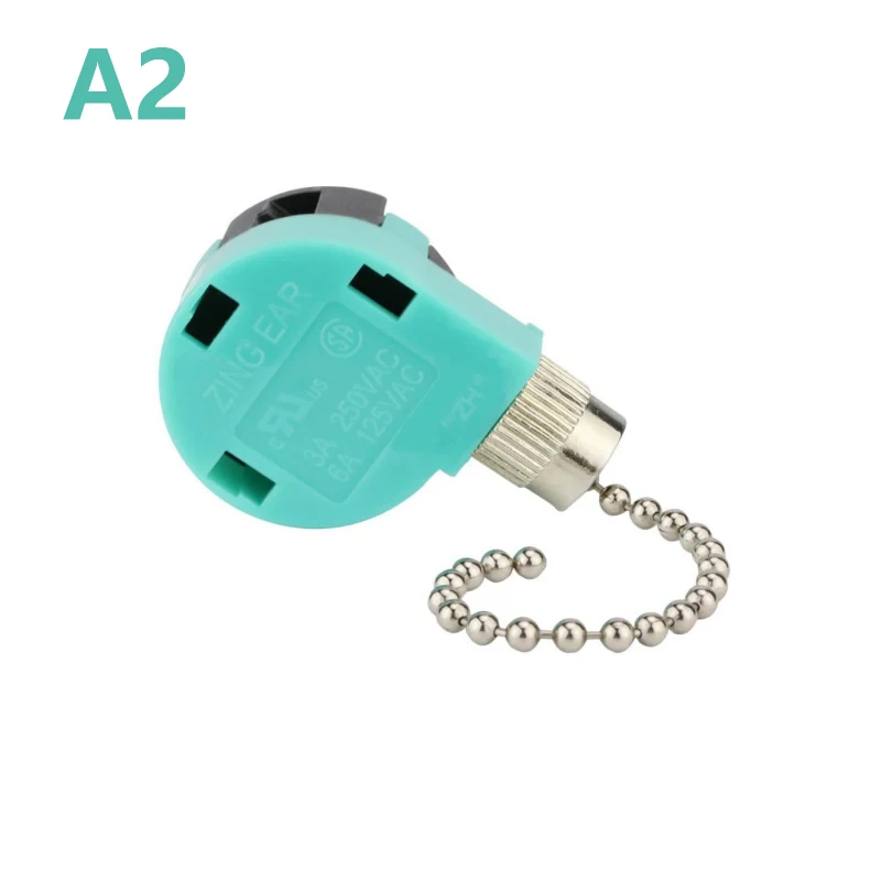 

Выключатель потолочного вентилятора, 3 скорости, 4 провода, стандартный выключатель цепи, Сменный переключатель управления скоростью для люстры, 1 шт.