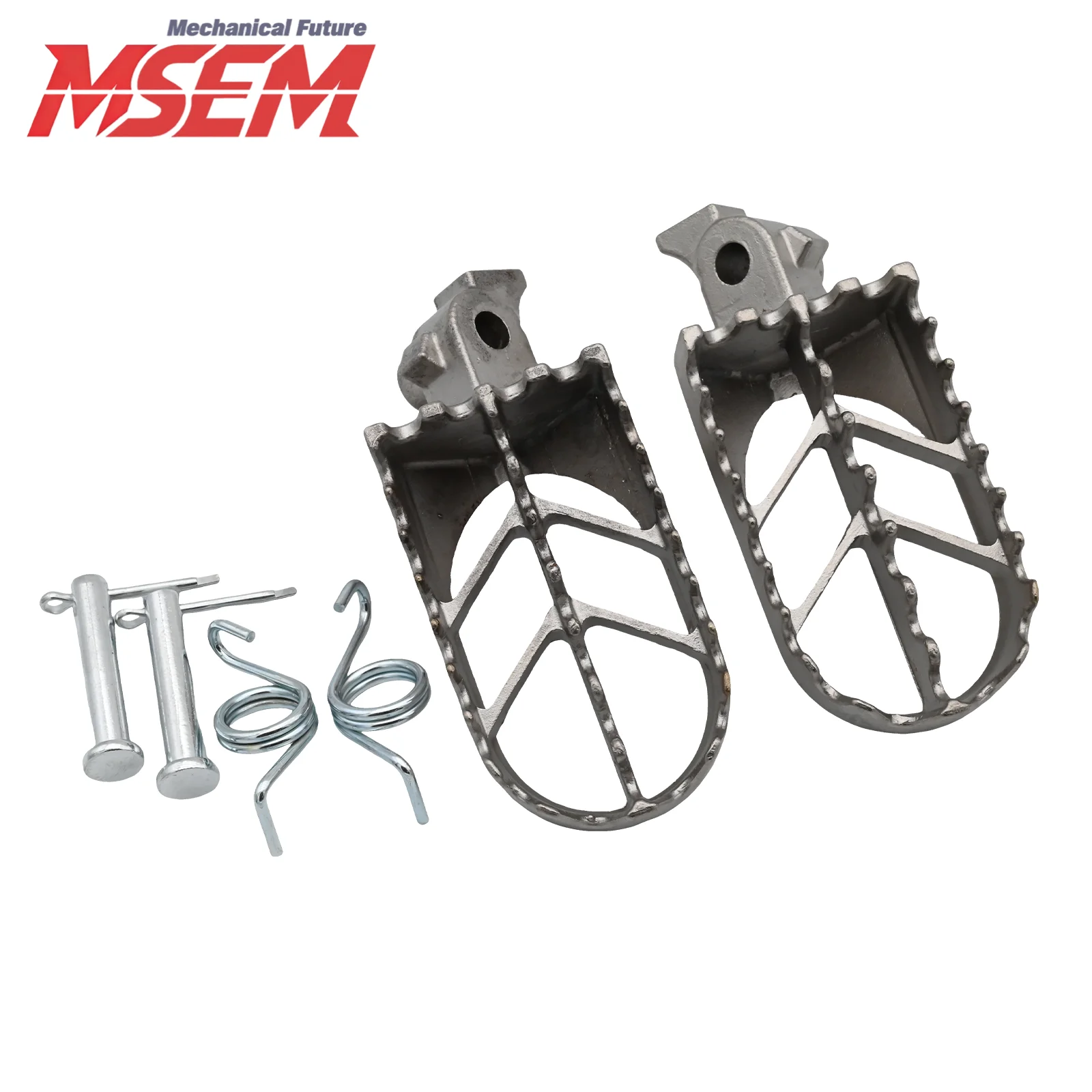 Универсальные подножки из нержавеющей стали для мотоциклов Honda CRF 507080100, Yamaha TW200, для мотокросса и внедорожных мотоциклов (art.: 3920d87cbf362) - 3920d87cbf362