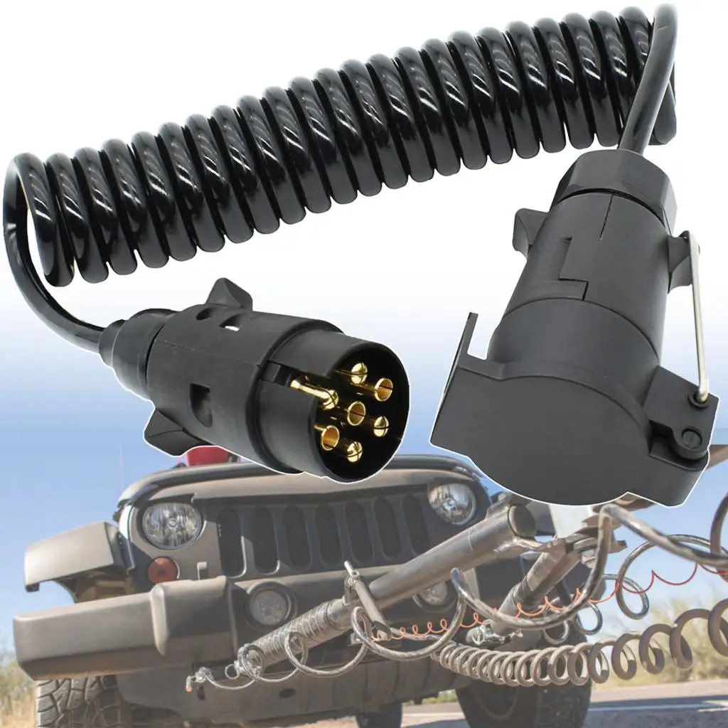 

3 м 7 контактов для грузовика, задняя панель, Удлинительный кабель для прицепа и источника питания, проводная вилка, автомобильная розетка, аксессуары для автомобиля