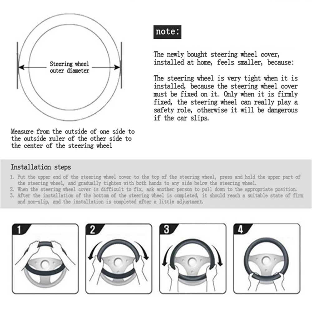 

Car Decor Steering Wheel Cover Auto Car Comfort Fashion Fluffy Four Seasons Set Shift Gear Cover Thick Warm Woman