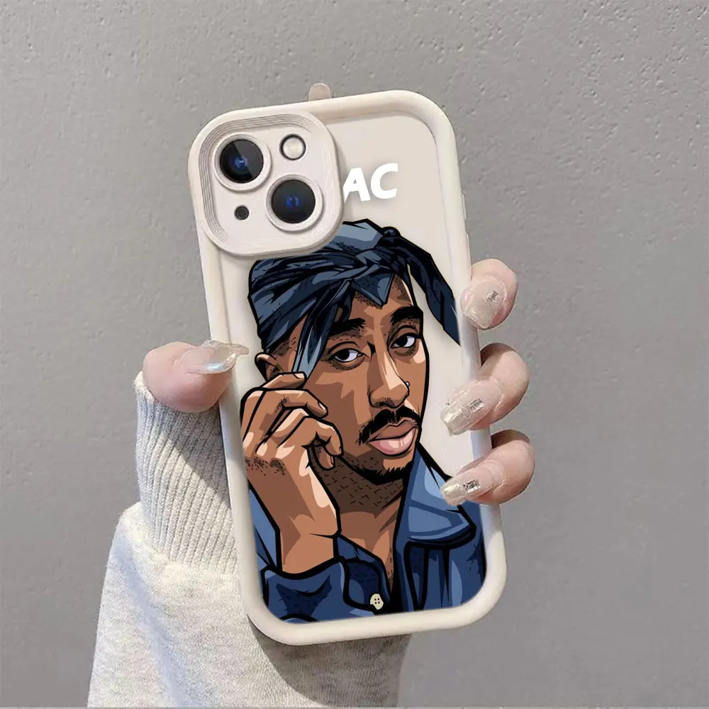 Rap Singer 2PC Tupac чехол для телефона Infinix CAMON 20 SPARK 10 SMART 5 6 7 8 HOT 30 30I 40I NOTE 12 PRO VIP 4G 5G Case