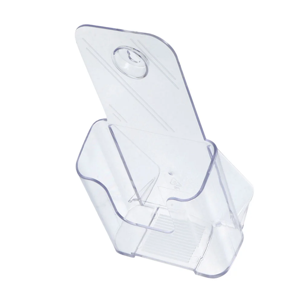 

Transparent File Holder Wall-mounted File Display Stand Plastic Book Display Stand (A6 Size)
