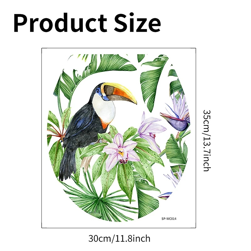 1 шт. съемная наклейка на крышку унитаза