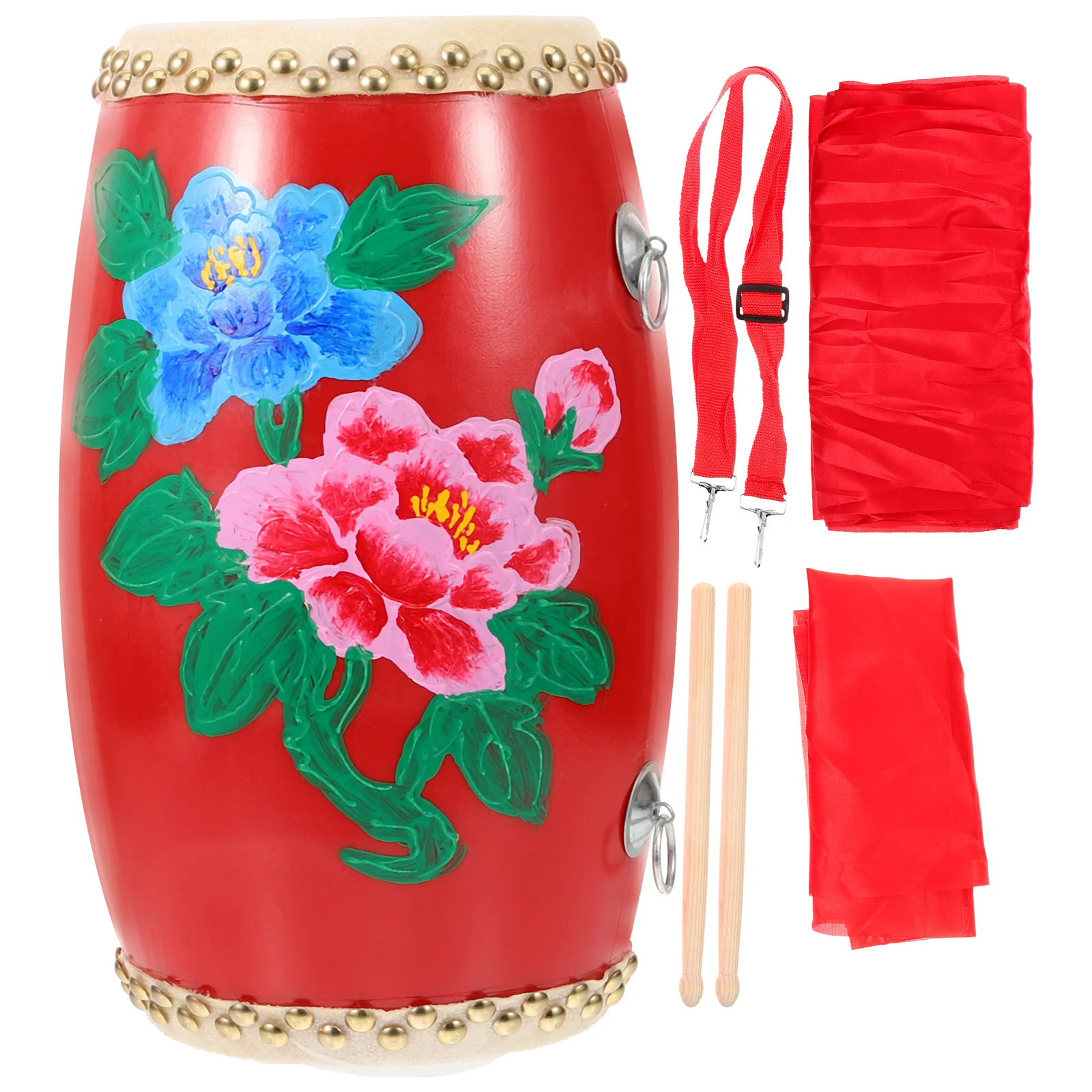

Music Instruments Waist Drum Performing Musical Percussion Kit Wooden Performance Adults Student