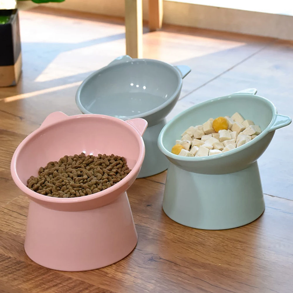 

Cat Bowl 45°Neck Protector High Foot Bowls Anti-overturning Binaural Pet Feeding Food Water Bowl Pets Feeder Cats Dessert Bowls