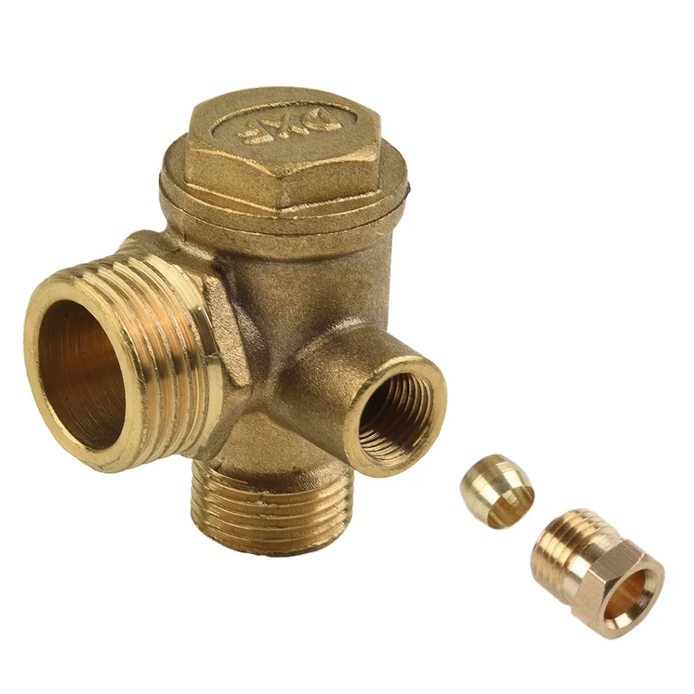 3 Male Thread Connectors For Tube Connecting Compressor Piston Pump