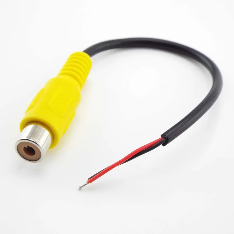 

15 см автомобильный Rca женский/мужской аудиокабель Av с одной головкой видео стерео разъем удлинитель для видеокамеры