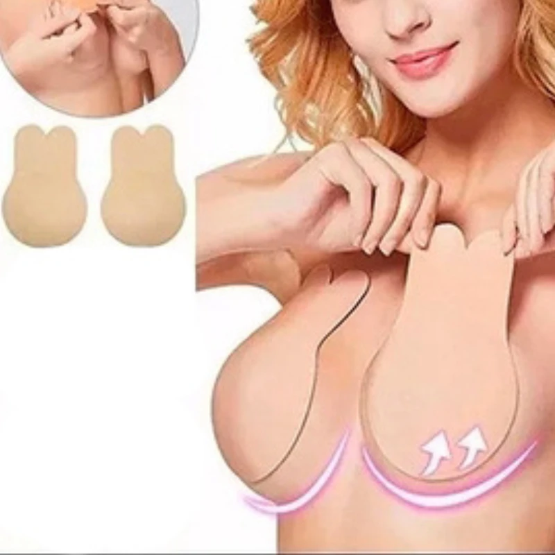 

Дышащие Стикеры для подтяжки груди и кролика, невидимые силиконовые Стикеры для подтяжки груди, Прямая поставка