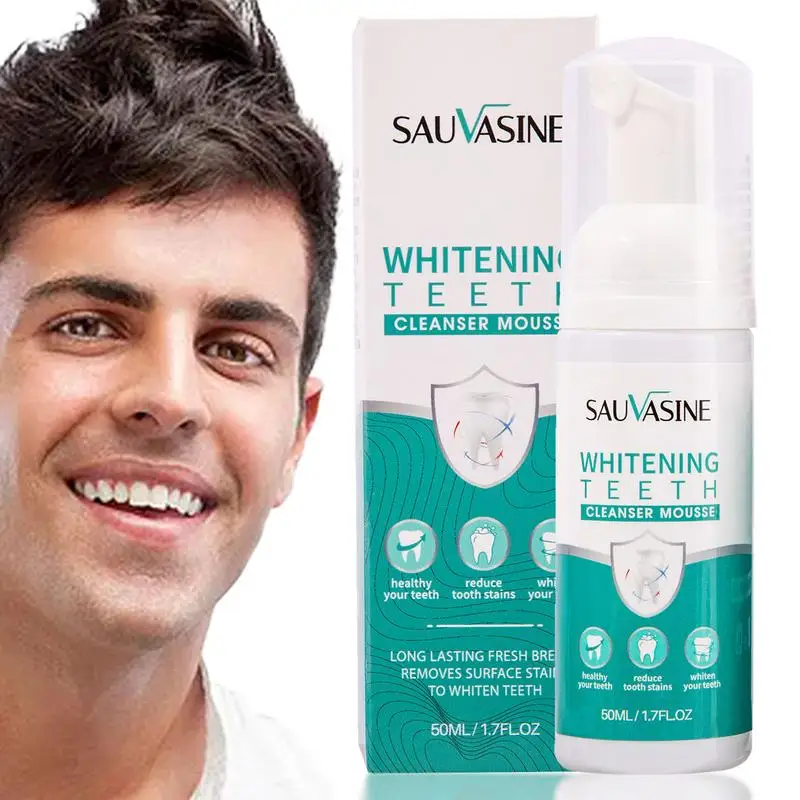 

Freshen Breath Foam Teeth Whitening Freshen Breath Mousse Easy To Use Dissolve Tooth Stains Cleansing Foam