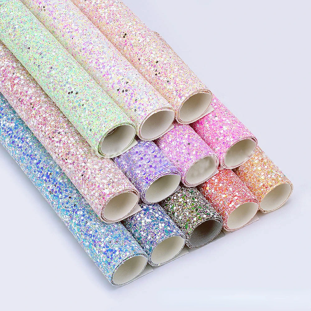 

1 Yard BingblingThick Glitter Fabric Sequined Bag HairBow DIY Material Handmade Accessories