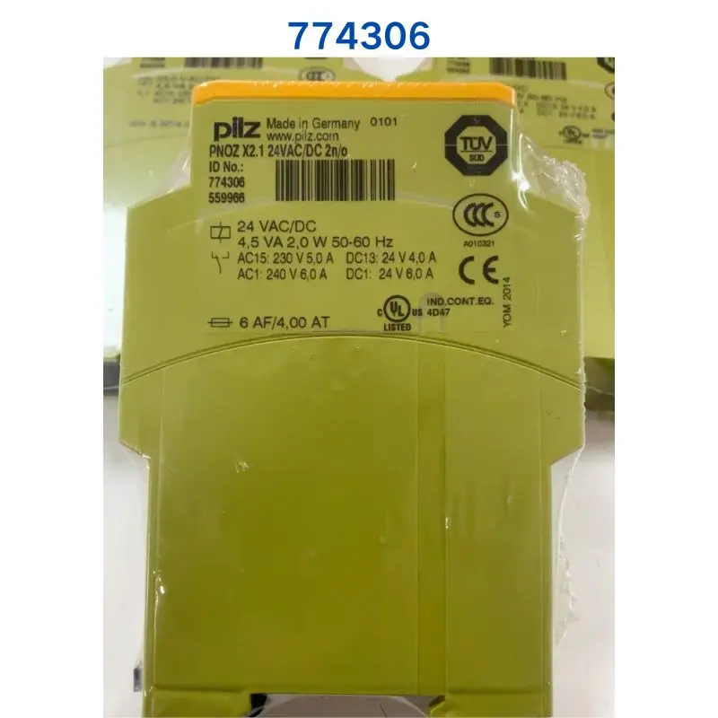 Совершенно новое реле PILZ PNOZ X2.1 24VAC/DC 2n/o 774306