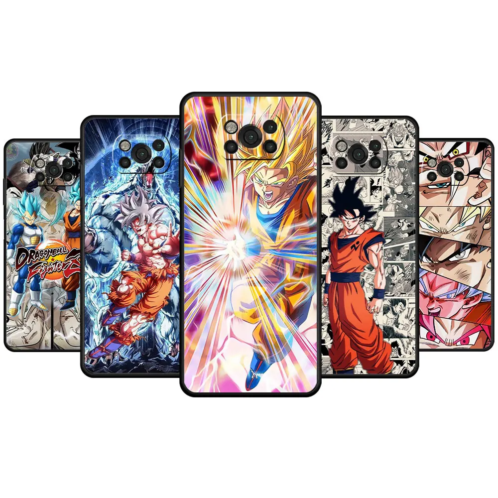 

Anime Dragon Ball Son Goku and Goten Celular Case For Xiaomi POCO 10T 9T M3 F3 X3 NFC MI 11 lite X4 F4 GT 11T M4 Pro 5G