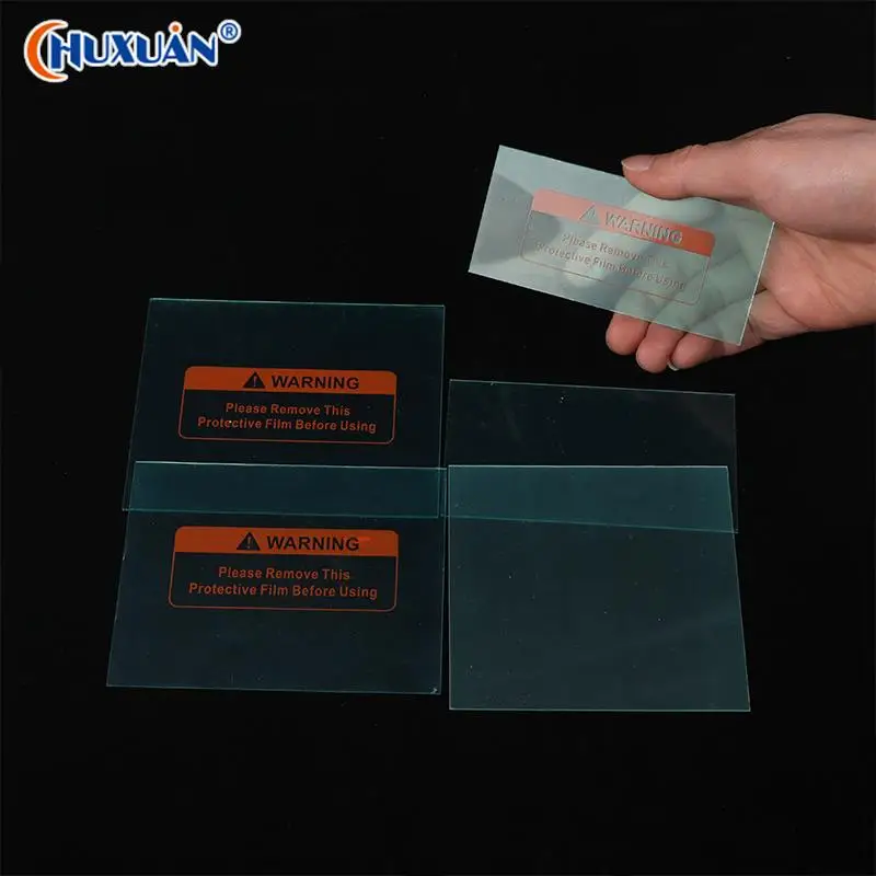 

New 5Pcs Protective Plastic Plate(PC) Cover Auto Darkening Welding Mask Welding Protection Glass Filter Replacement