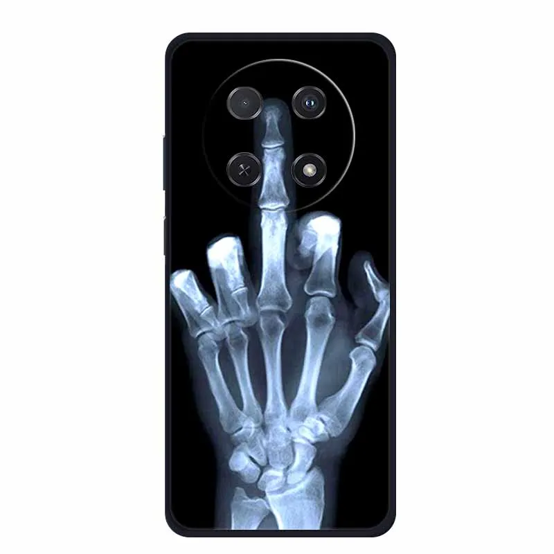 Чехол для телефона Huawei Nova 12i чехол Nova12i черный силиконовый мягкий задняя крышка 6 7