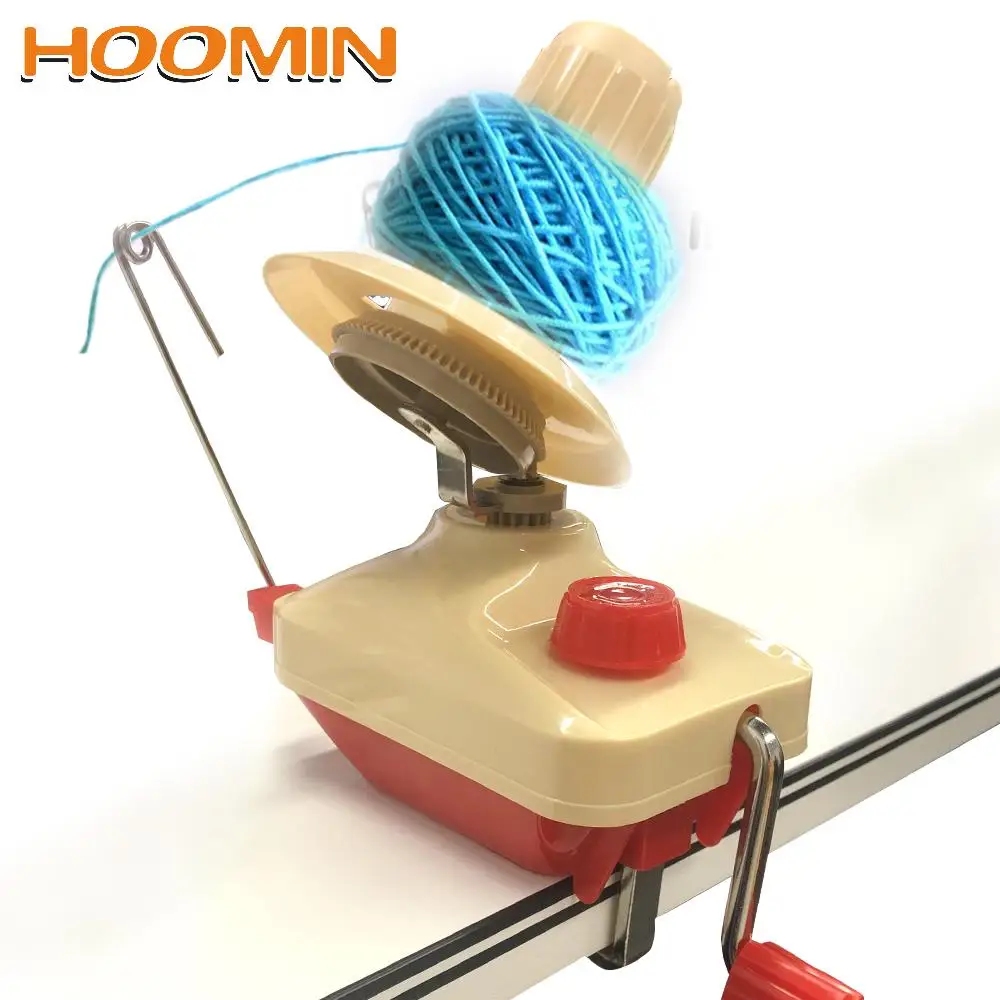 

HOOMIN Winder Machine Repair Craft Tools for DIY Sewing Making Hand Operated Yarn Winder Fiber Wool String Ball Manual Handheld