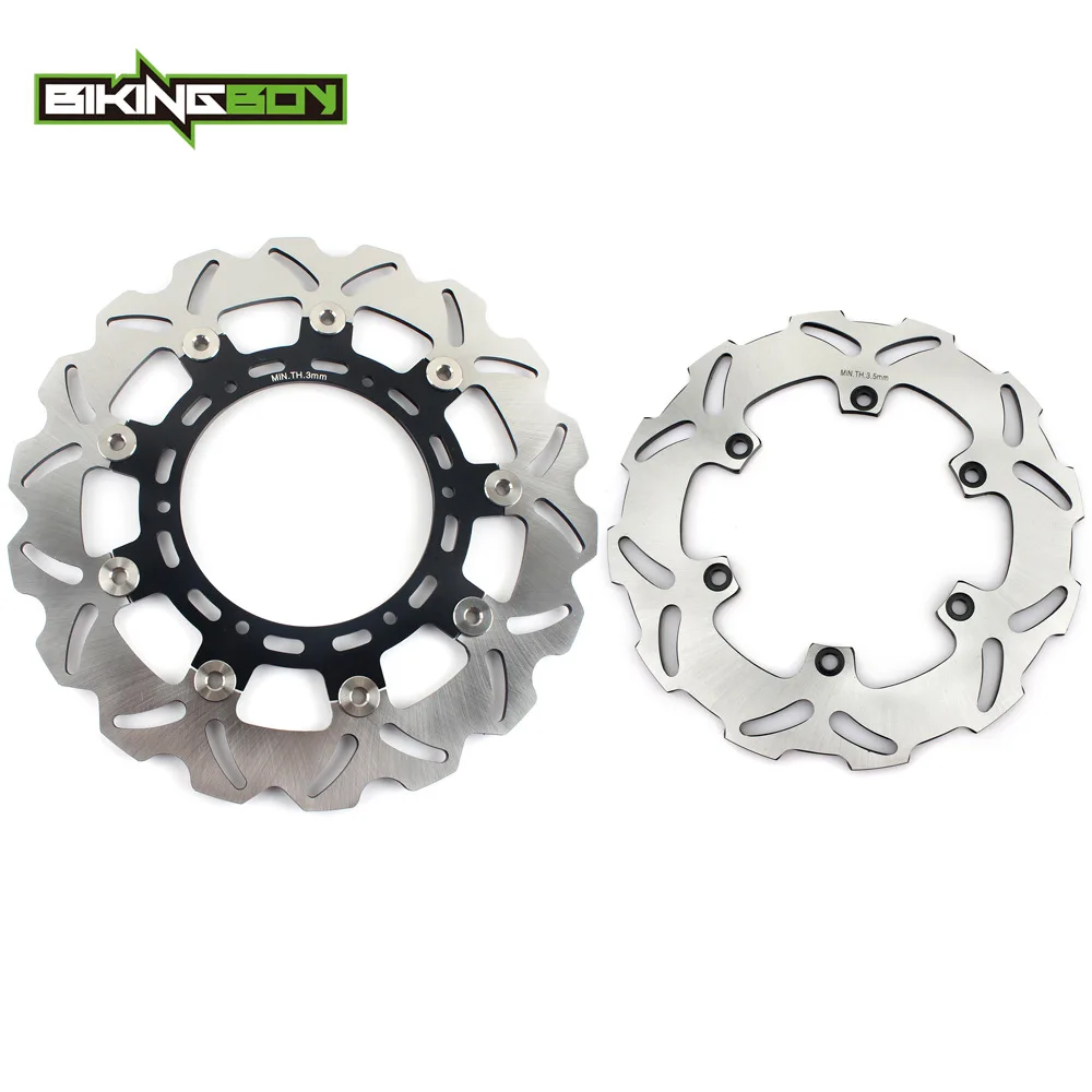 BIKINGBOY Передние и задние тормозные диски Роторы 400 Duke LC-4 94-98 EGS LSE Enduro 96-99 620 96-02 640 99-07 00