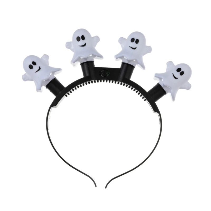 

Funny Phantom Shape Headband for Women Fashion LED Luminous Hair Hoop Carnivals Party Hairband Woman Hair Accessories