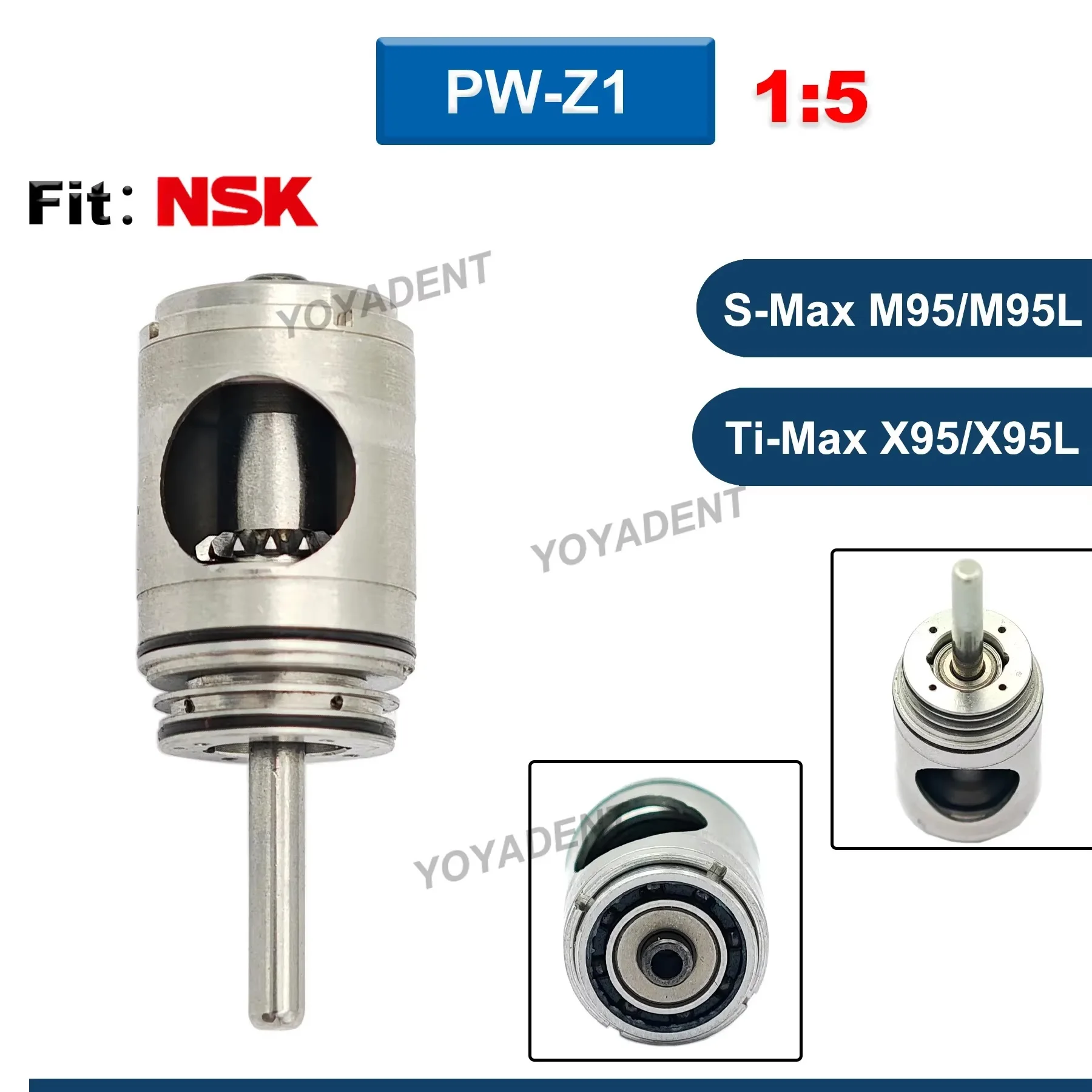 Фото Для NSK FX23/F25 1:5 S-Max M95L/M95 Ti-Max X95L/X95 ротор наконечника внутренний канал/внешний водный путь аксессуар для наконечника №3