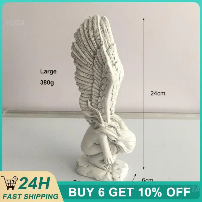 

Садовые украшения, статуэтка «купон ангел», 3D статуэтка ангела, настольные креативные фигурки, ремесленный подарок