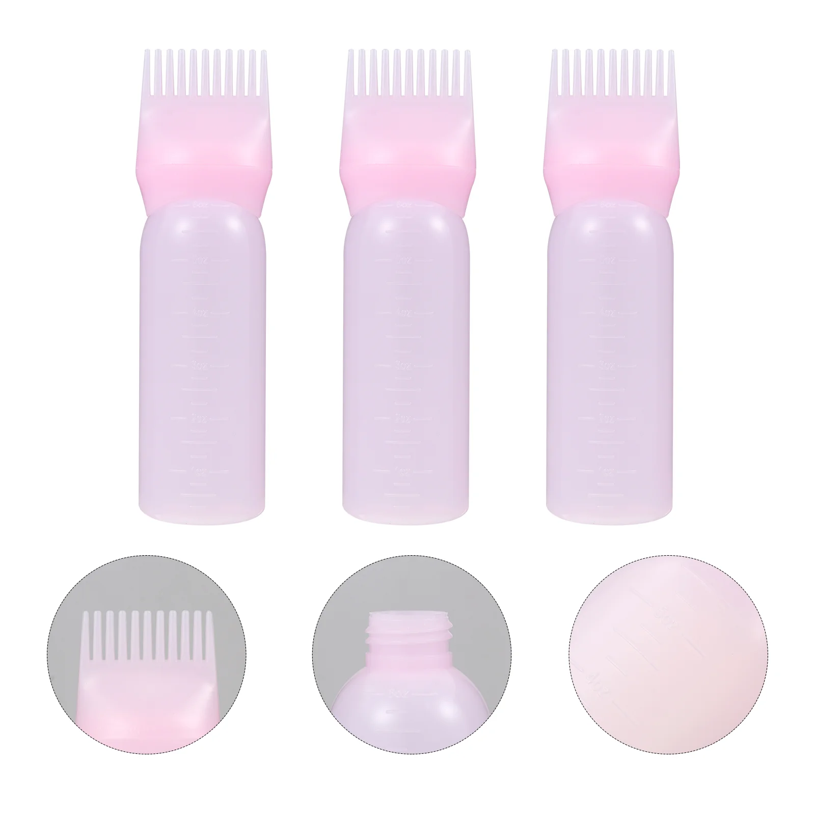 

Hair Applicator Bottle Dye Brush Oil Bottles Color Kit Squeeze Scalp Empty Dying Comb Oiling