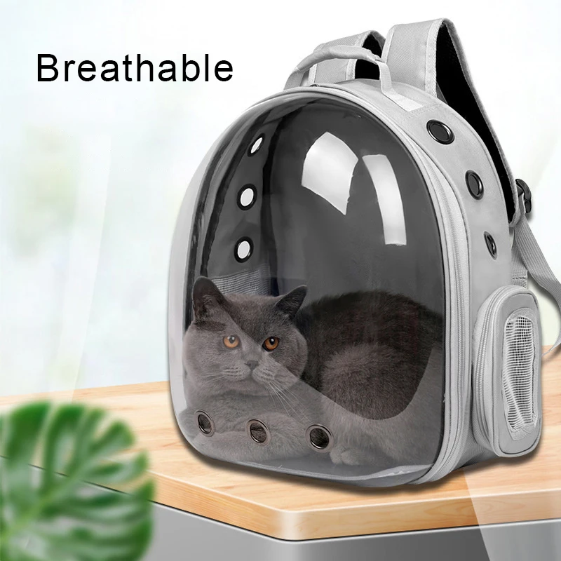 

Breathable Carrier for Cats Outdoor Pet Shoulder Bag Transparent Space Capsule Pet Bag Portable Backpack for Small Dogs Cats