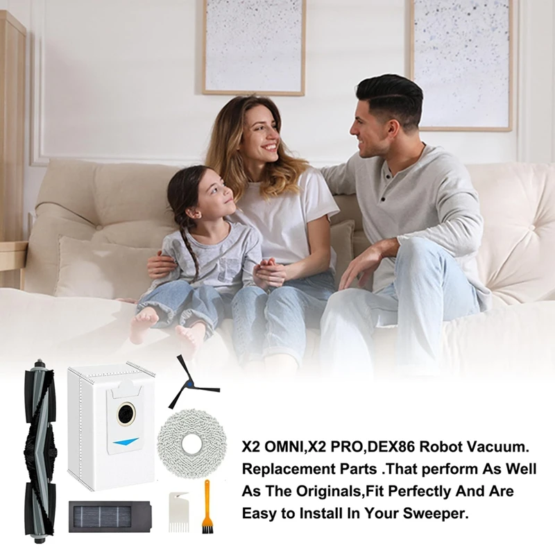 Набор аксессуаров для робота-пылесоса ECOVACS DEEBOT X2 Omni E/X2 основная щетка боковая