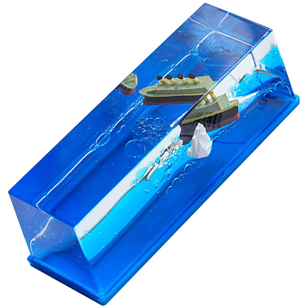 

Model Ship Gifts Husband Birthday Unique Boyfriend Motion Paperweight Sports Decorations Liquid Boat
