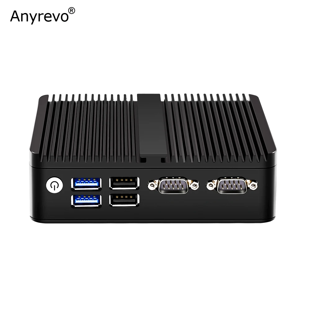 Intel 12th J6412 Celeron J4125 двойной гигабитный LAN 2xRS232 HDMI VGA безвентиляторный мини-ПК Windows Linux