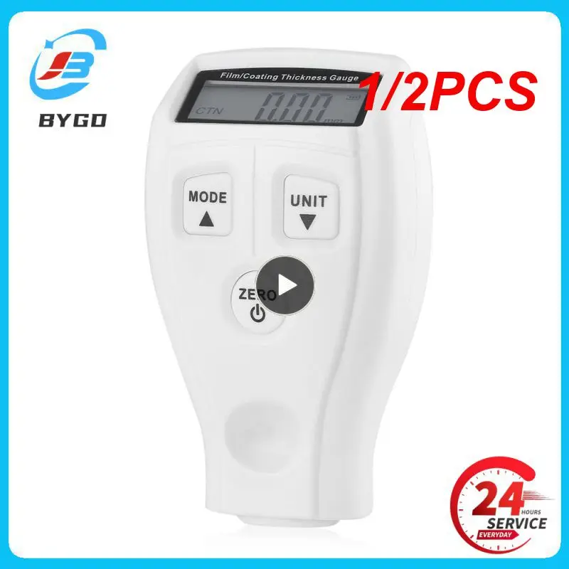

1/2PCS Car Paint Thickness Tester Auto Film Coating Thickness Gauge Meter Automotive Test Tool Manual Paint Tool