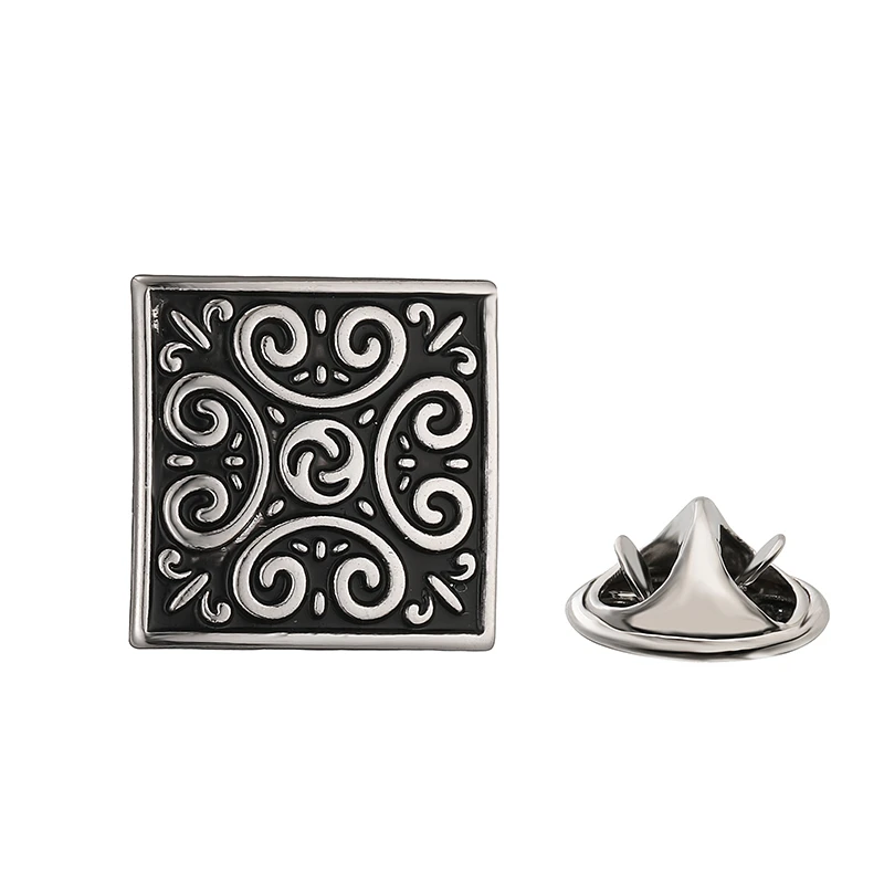 Новинка модная и высококачественная брошь в виде цветка из латуни Мужская для