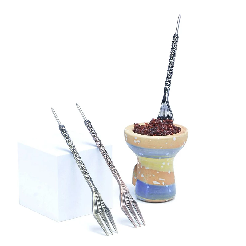 

Metallic Hookah Fork Fork Hookah Accessories Smoke Fork Metal Fork Convenient Exquisite Fashion Portable Home Supplies