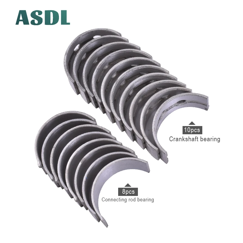 

Motorcycle Engine Crankshaft Tile & Connect Con Rod Bearing Set STD +25 +50 +75 +100 For Honda CBR250 MC14 MC17 MC19 MC22 CB250