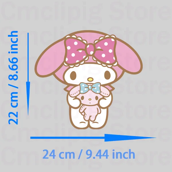 Kuromi Cinnamoroll и My Melody плавкие нашивки для одежды аппликация Переводные виниловые