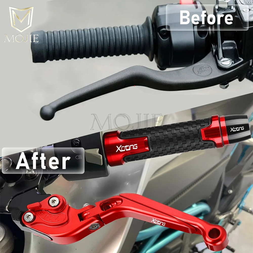 Комплект рычагов тормоза сцепления регулируемый рычаг ручки для KYMCO XCITING 250 250i 300