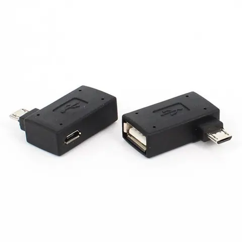 JCD 90-градусный адаптер Micro USB OTG