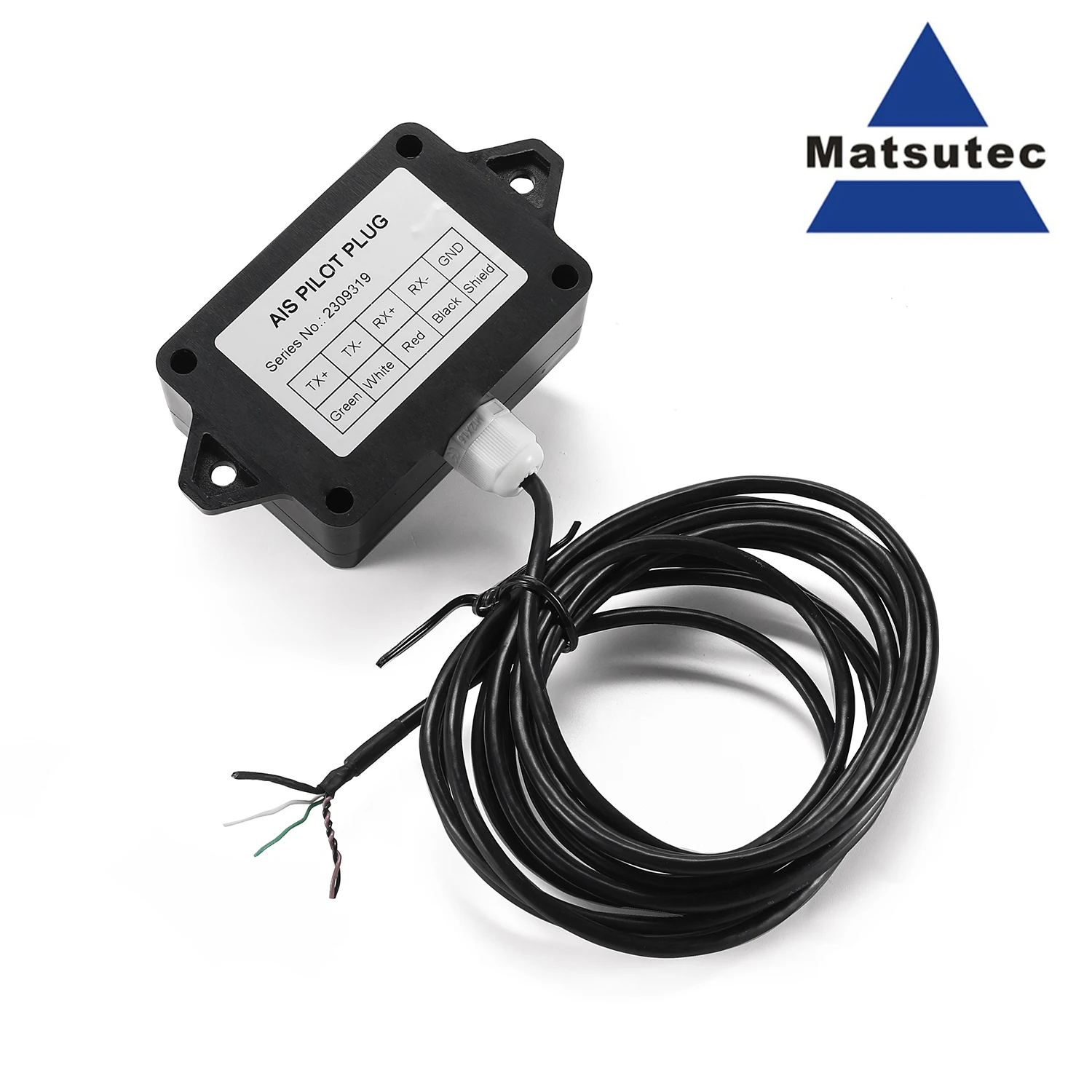 Фото Matsutec NPC-160 Matsutec AIS Pilot Plug кабель для передачи данных 3-метровый штекер AIS Pilot USB IMO Standard AIS Pilot Plug, используемый для AIS RS422 №1