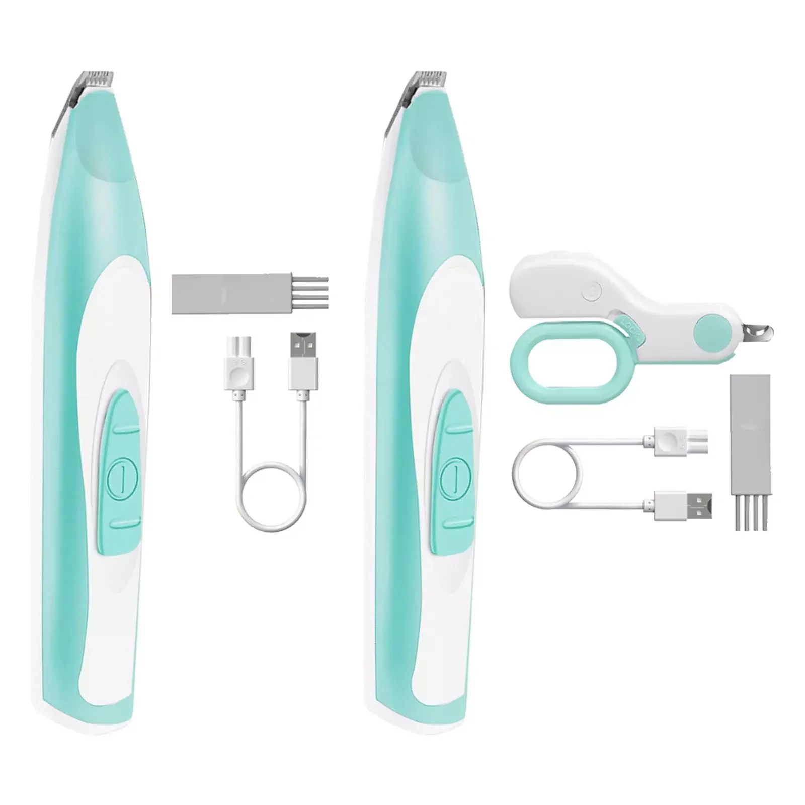 

Dog Cat Hair Clippers Pet Hair Trimmer USB Shaver for Foot Toes Paw Pads