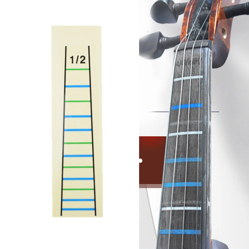 

Violin Practice Fiddle Finger Beginner Guide Sticker For 4/4 3/4 1/2 1/8 Violins Violino Fretboard Indicator Position Marker