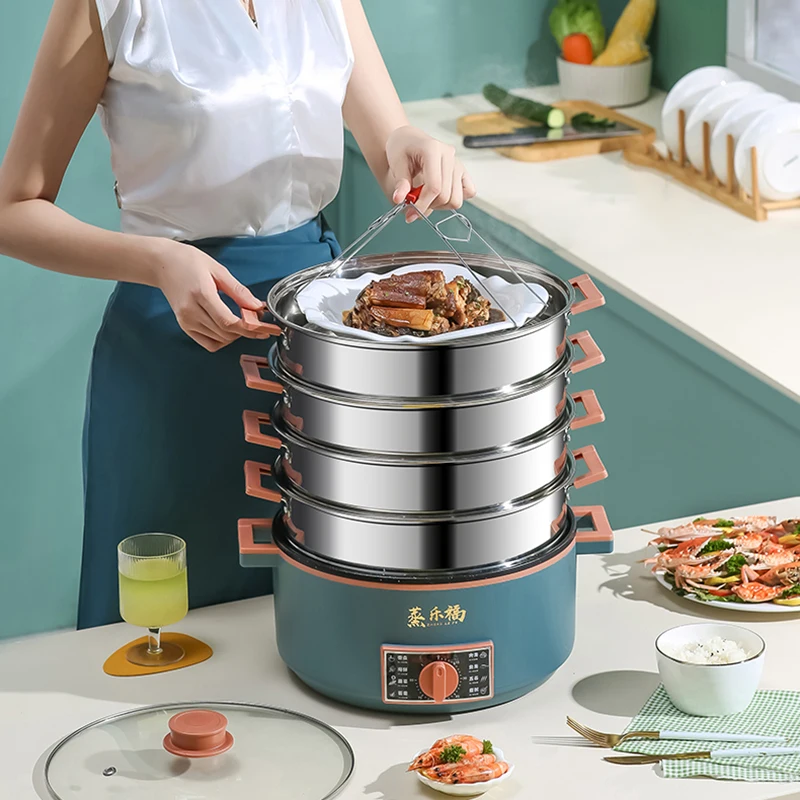 

Smart Food steamer cooker Electric Stainless Steel steamery rice cooking steam boiler kitchen cookware cuisine multi cooker