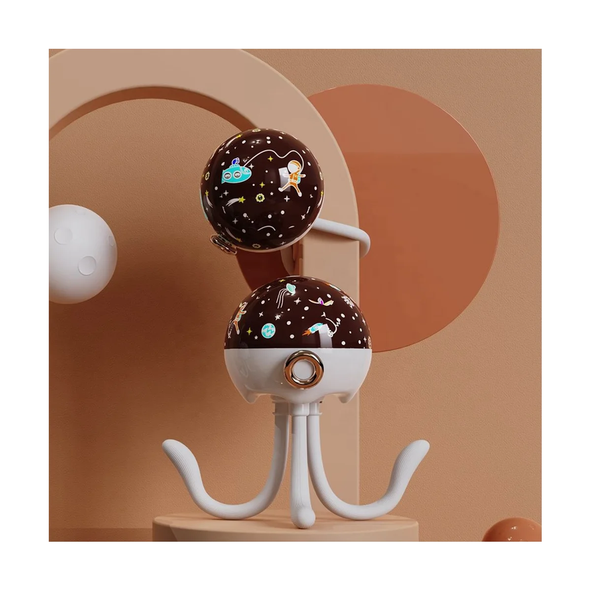 

LED Star Galaxy Projector Tripod Octopus Projector Lamp Starry Night Light Kids Home Bedroom Decoration White