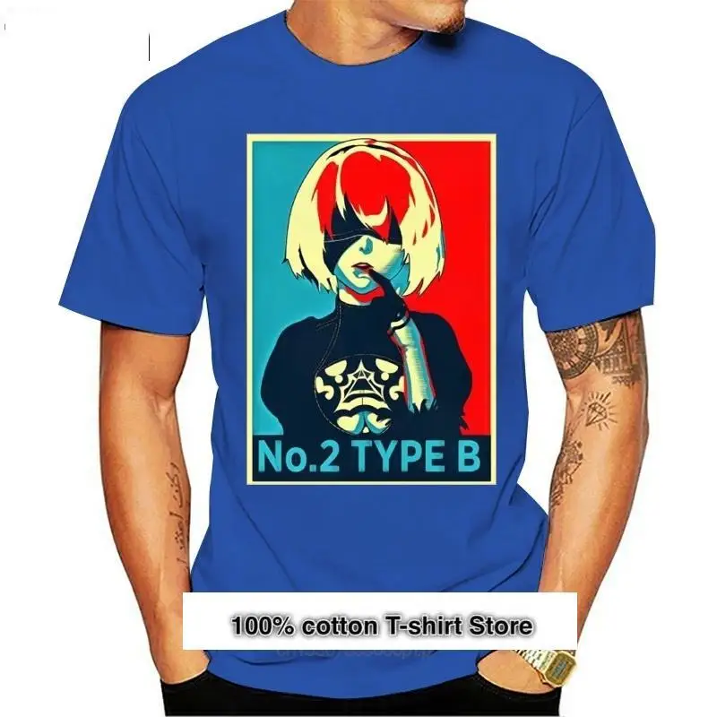 

Camiseta de alta calidad para hombre, póster 2B Nier H o p e, talla S-2XL, nueva de 2021