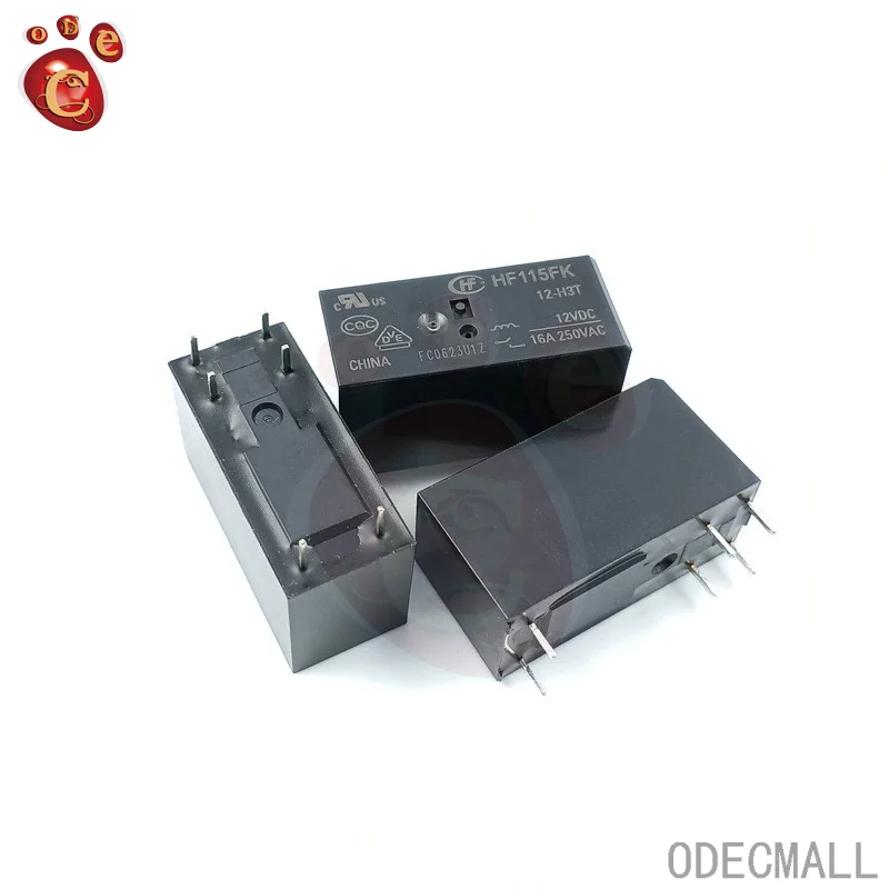 Фото Реле Hongfa 6pin HF115FK/5 12 24-H3T 005 012 024V 2Z4T Z3T, 5 шт./партия №4