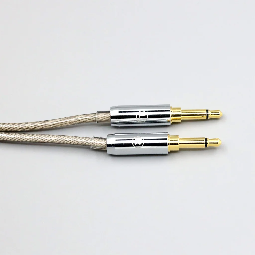 Кабель для наушников с посеребренным покрытием типа 6 756 ядер 7n Litz OCC фокусного