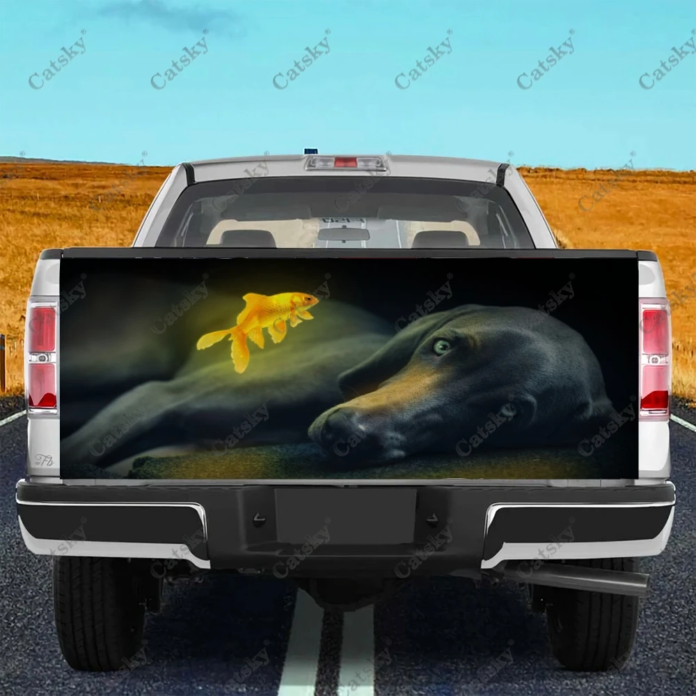 

Наклейки для грузовика с животными, наклейка на заднюю дверь грузовика, наклейки на бампер, графика для автомобиля, грузовика, внедорожника